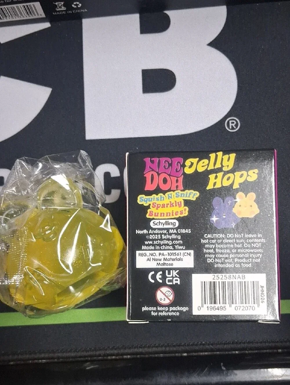 Jelly Hops Yellow Scented Bunny Squishy - Soft Stress Toy